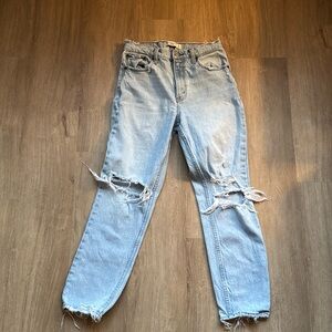 Abercrombie High Rise Mom Jeans